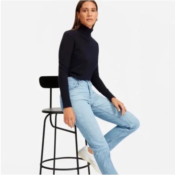 Everlane The Cheeky Jean Size 23 Crop   Light Wash - Picture 8 of 10